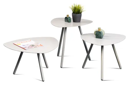 Beistelltisch - LB ca. 50x50 cm, Grau