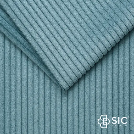 Wohnlandschaft - Ecke links, 2-Sitzer, Longchair rechts, Stoff, Petrol