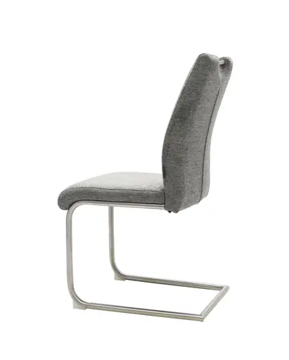 Freischwinger MERVE - Stoff, Grau