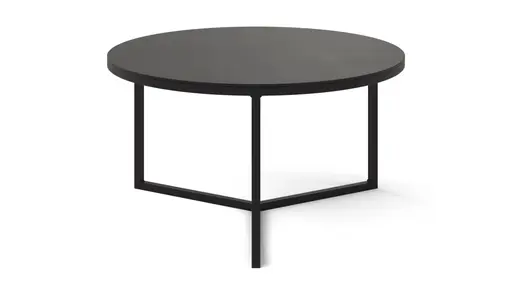 Couchtisch Joan 4 - LBH ca. 58x58x33 cm, Metall, Schwarz