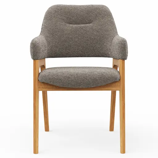 Armlehnstuhl Flore 1 - Stoff, Bronze