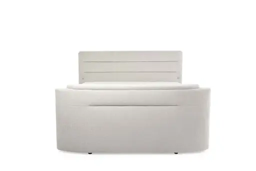 Boxspringbett JELLA MIX- Liegefläche ca. 180x200 cm, Stoff, Beige