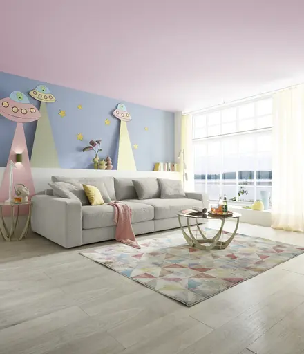 Big Sofa JOVIN - Stoff, Hellgrau