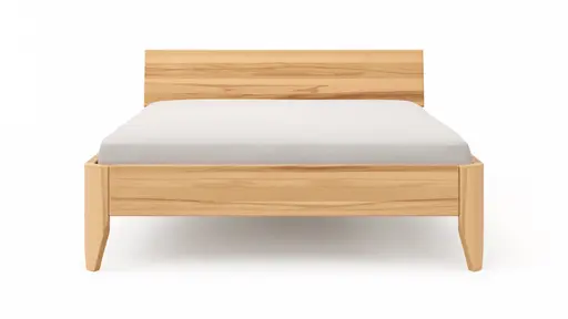 Bettgestell 1660 - Liegefläche ca. 140x200 cm, Kernbuche massiv, geölt