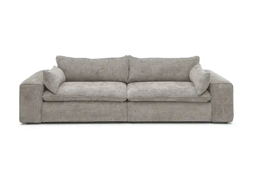 Sofa - 3-Sitzer, Stoff, Natur