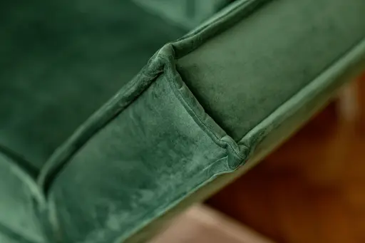 Sofa My - 2-Sitzer mit Rückenlehne/Armlehne verstellbar und Drehsitze, Stoff, Dunkelgrün