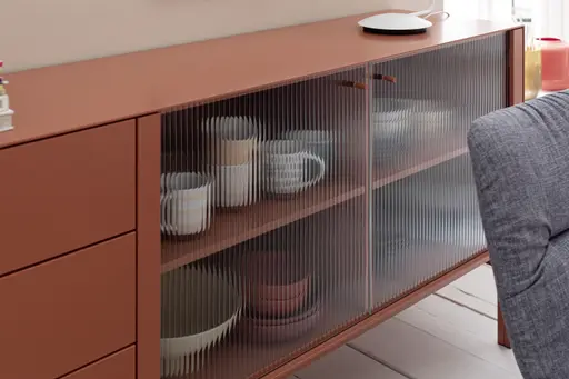 Sideboard Edge - Lack matt, Ant red