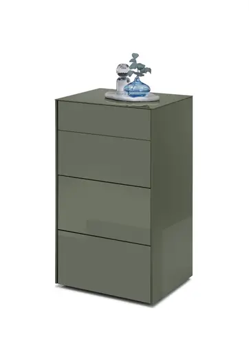 Kommode - B ca. 52 cm, Olivgrün