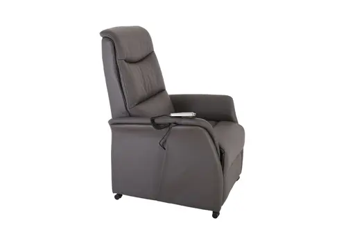 TV-Sessel MARLO - Aufstehhilfe, Relaxfunktion, Kopfteilverstellung, Stoff, Braunbeige