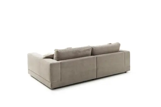 Megasofa Juni Lounge - B ca. 252 cm, Cord, Taupe