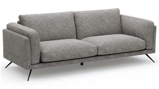 Sofa Valdemoro - 3-Sitzer, Stoff, Grau