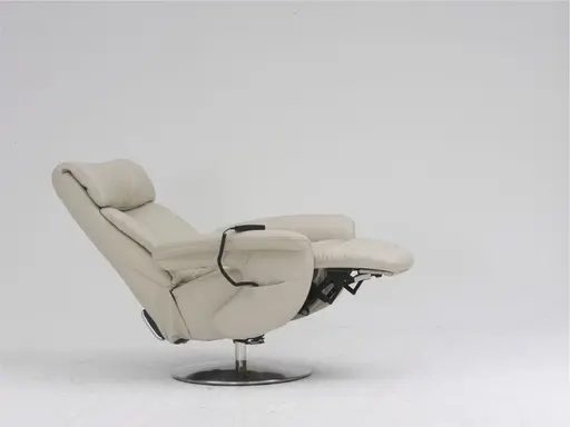 Sessel - Relaxfunktion, Leder, Marmor