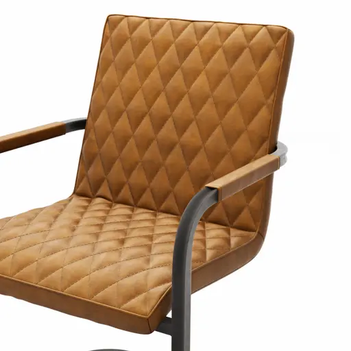 Armlehnstuhl Cambridge - Leder, Braun