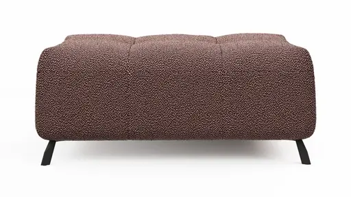 Hocker Comodo - Stoff, Pfirsich