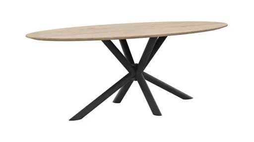 Esstisch Phoenix - LB ca. 220x110cm, Eiche, eco snow lackiert