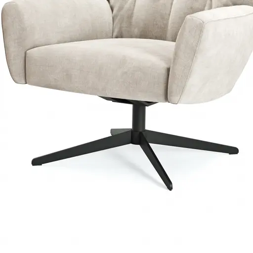 Drehsessel Maximilian - Stoff, Natur