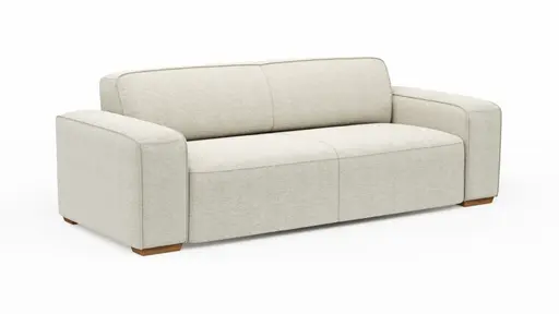 Sofa Denver - 3-Sitzer, Stoff, Natur