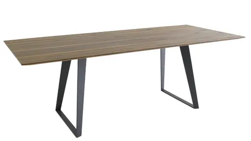 Esstisch Cinque Passi - LB ca. 220x95 cm, Nussbaum Massiv