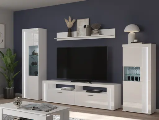 Wandboard - B ca. 170 cm, Weiß