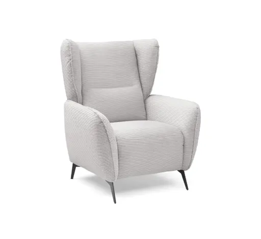 Sessel EILA - Stoff, Hellgrau