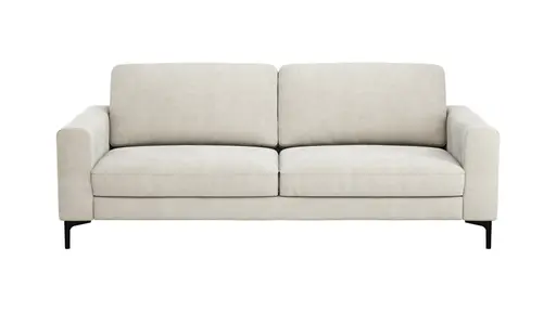 Sofa Oviedo - 3-Sitzer, Stoff, Natur