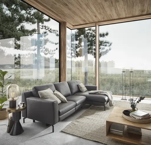 Couchtisch Missoula - LBH ca. 90x90x40 cm, Asteiche massiv, natur geölt