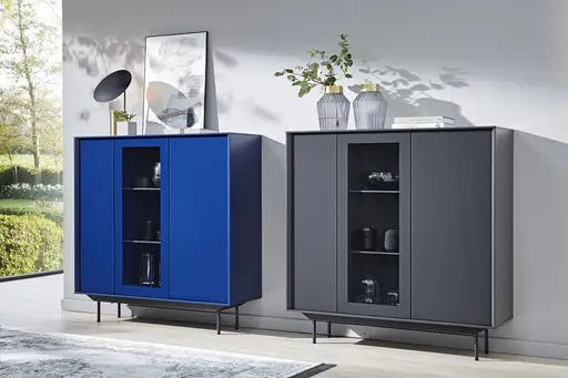 Highboard Parano - Lack, Anthrazit