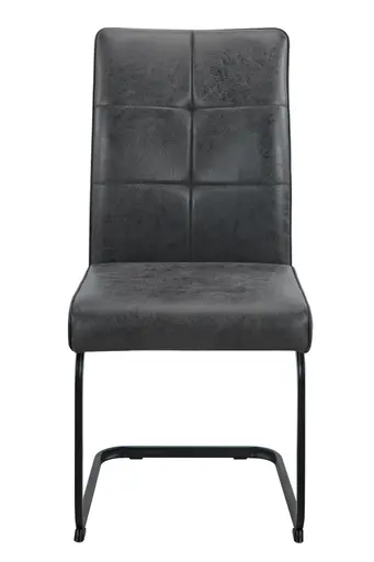 Freischwinger - Stoff, Vintage Anthrazit