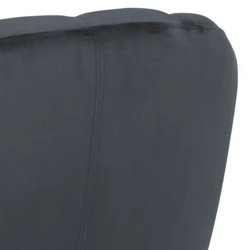 Stuhl - Samt, Dunkelgrau