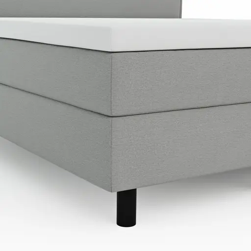 Boxspringbett Valencia - Liegefläche ca. 160x200 cm, Stoff, Zink