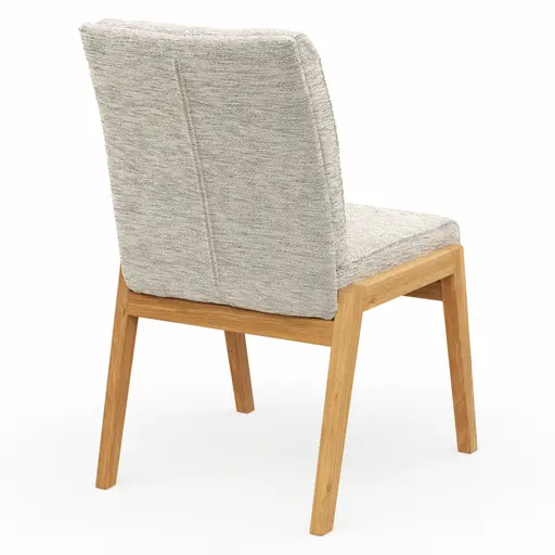 Stuhl Flore 2 - Stoff, Creme