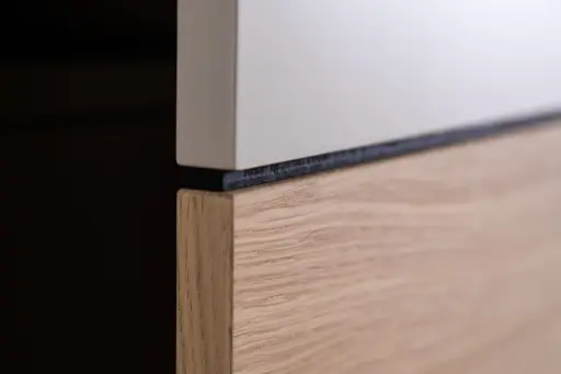 Drehtürenschrank Matera - BHT ca. 251x235x60 cm, Lack Matt, Kaschmir, Eiche, Milk