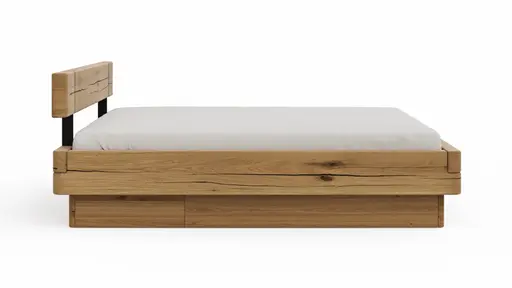 Bettgestell Baltimore - Liegefläche ca. 180x200 cm, Wildeiche massiv