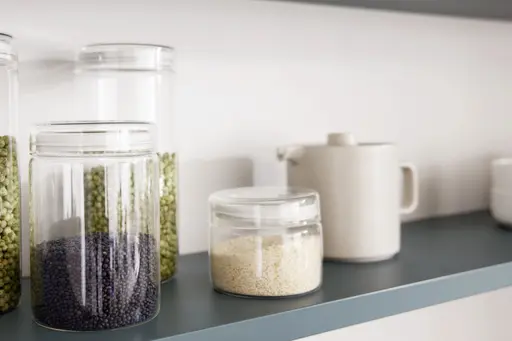 Inselküche 51.220 CO 6 524, Stahlblau