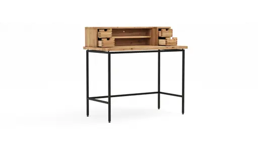 Schreibtisch Blackpool - LBH ca. 109x55x101 cm, Eiche massiv