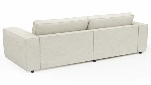 Sofa Lilaia - 1,5-Sitzer XL Tief mit 1,5-Sitzer XL, Stoff, Creme