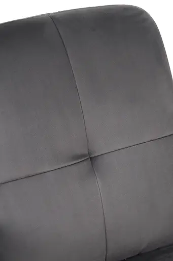 Armlehnstuhl - drehbar, Samtvelour, Dunkelgrau