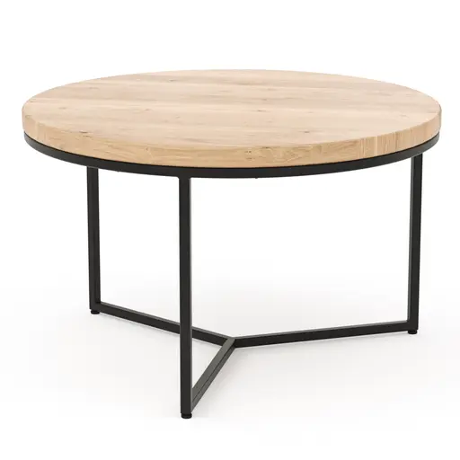 Couchtisch Farmingdale - LBH ca. 85x85x52 cm, Eiche massiv, legno