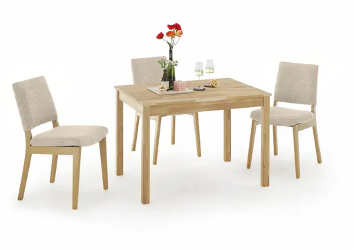 Esstisch- LB ca. 110x80 cm, Eiche, Massiv, Geölt