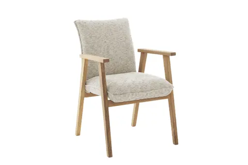 Armlehnstuhl - Stoff, Beige