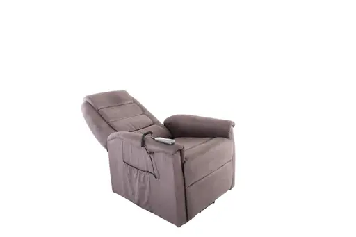 TV-Sessel MYRON - Aufstehhilfe, Relaxfunktion, Stoff, Braun