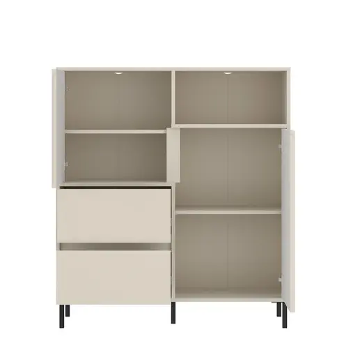 Highboard - B ca. 106 cm, Kaschmir