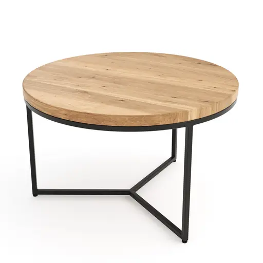 Couchtisch Farmingdale - LBH ca. 85x85x52 cm, Eiche massiv, natur geölt