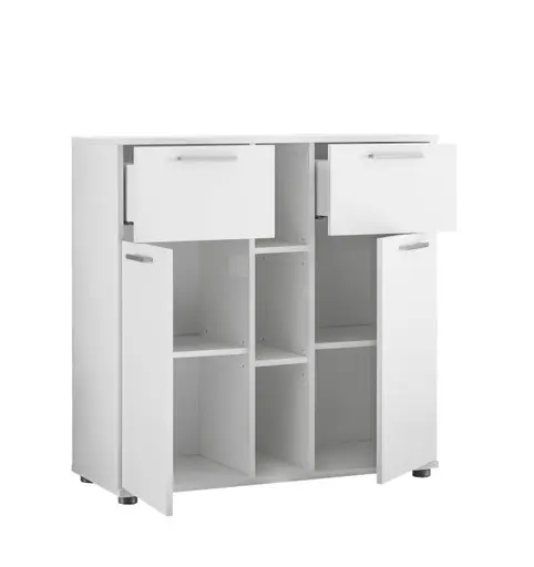 Wickelkommode- inkl. Auflage, Weiß