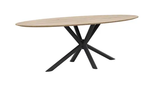 Esstisch Phoenix - LB ca. 240x110cm, Eiche, eco snow lackiert