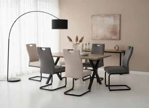 Esstisch - LB ca. 140x90 cm, Eiche Dekor