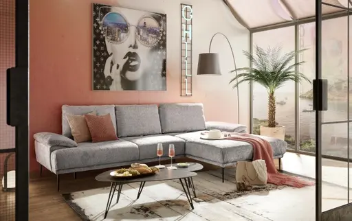 Couchtisch - 2er Set, Stein, Dunkel