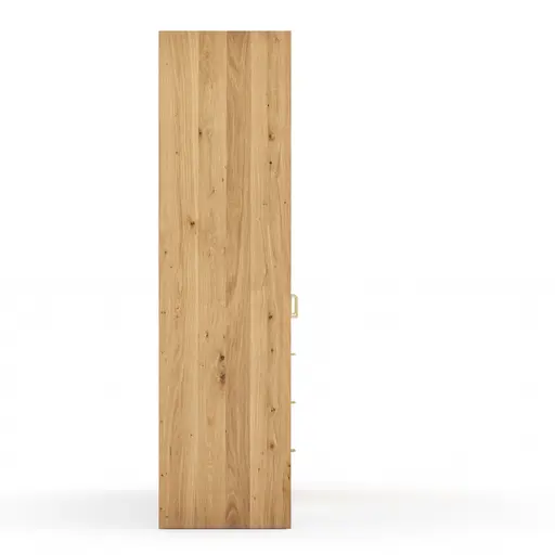 Drehtürenschrank Colorado - B. ca. 257cm, Nougat / Eiche furniert