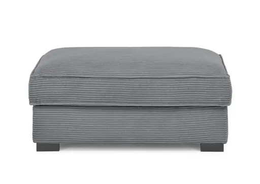 Hocker - Stoff, Grau