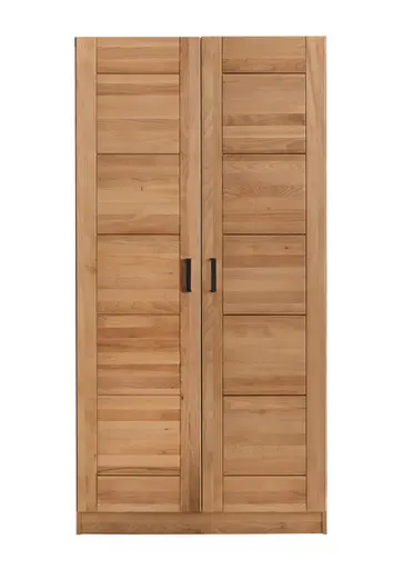  Drehtürenschrank- B ca. 102 cm, Buche, Teilmassiv, Geölt